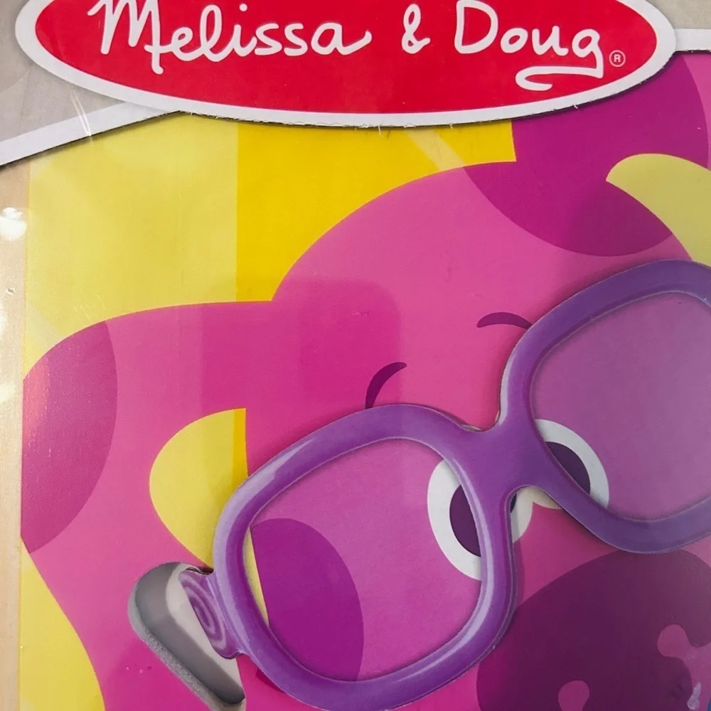 Melissa & Doug Blue’s Clues Time for Glasses Play Set Wooden 14pc NIB